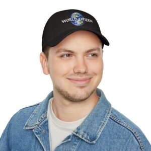 Full Color World Citizen Baseball Cap - Black