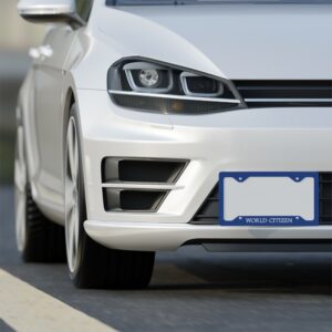 WORLD CITIZEN Metal License Plate Frame