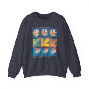 Colors of One Quilt Sweatshirt - Heather Sport Dark Navy