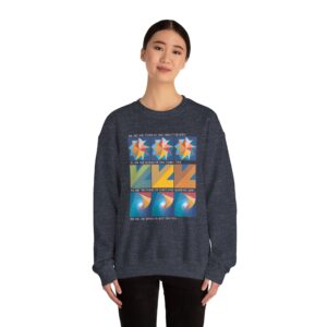 Colors of One Quilt Sweatshirt - Heather Sport Dark Navy