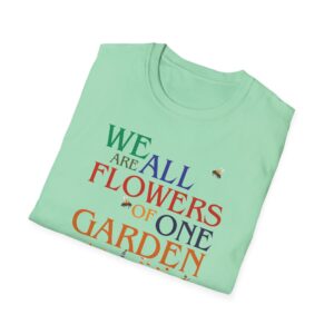 Flowers of One Garden T-Shirt - Mint Green