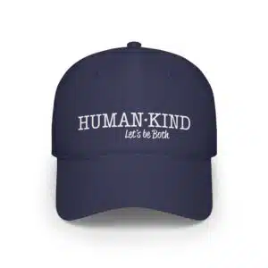 Human*Kind – Let’s be both – Low Profile Cap - Dark Navy