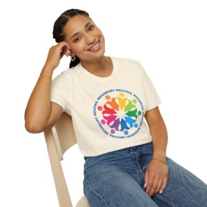 Neighbors Helping Neighbors T-Shirt on Natural