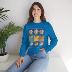 Colors of One Quilt Sweatshirt - Sapphire