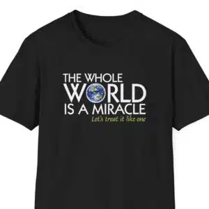 The Whole World is a Miracle - Let's treat it like one - T-Shirt