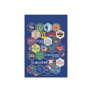 Bee Kind Honeycomb Garden Flag, 12'' × 18''