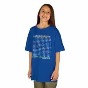 Virtues Word Search Kid’s T-Shirt - Royal