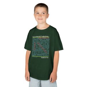 Virtues Word Search Kid’s T-Shirt - Forest Green
