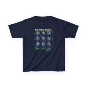 Virtues Word Search Kid’s T-Shirt - Navy