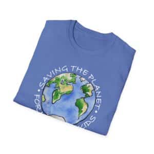 “Saving the Planet for My Grandkids” T-Shirt - Iris