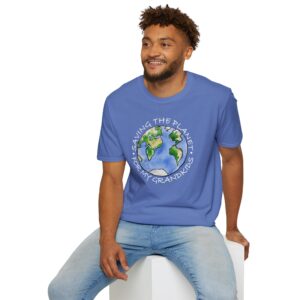 “Saving the Planet for My Grandkids” T-Shirt - Iris