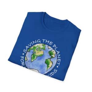 “Saving the Planet for My Grandkids” T-Shirt - Royal