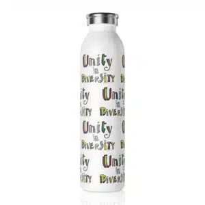 Unity in Diversity Insulated Slim Water Bottle