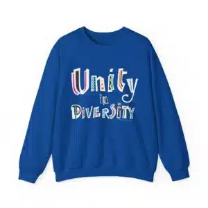 Unity in Diversity Crewneck Sweatshirt - Royal