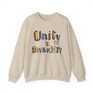 Unity in Diversity Crewneck Sweatshirt - Sand