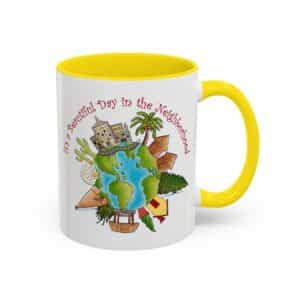 It’s a Beautiful Day in the Neighborhood Coffee Mug - Yellow, 15 oz