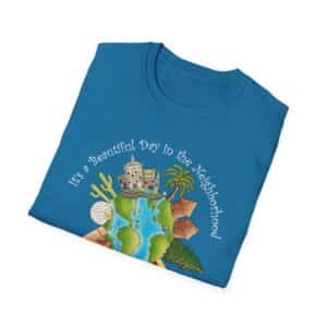 It’s a Beautiful Day in the (global) Neighborhood T-Shirt - Antique Sapphire