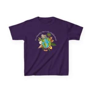 It's a Beautiful Day in the Neighborhood Kid's T - Purple