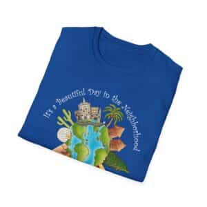 It’s a Beautiful Day in the (global) Neighborhood T-Shirt - Royal Blue