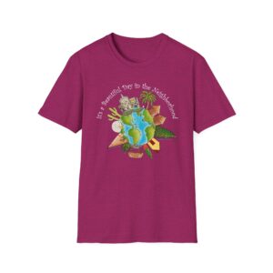 It’s a Beautiful Day in the (global) Neighborhood T-Shirt - Antique Heliconia