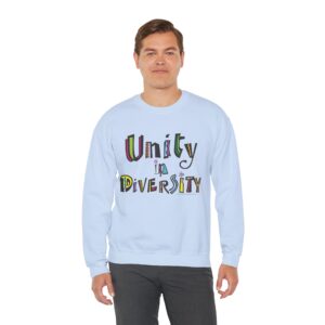 Unity in Diversity Crewneck Sweatshirt - Light Blue