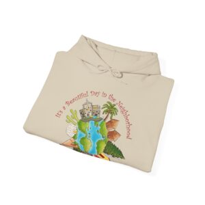 It’s a Beautiful Day in the Neighborhood Hooded Sweatshirt - Sand