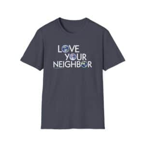 Love Your Neighbor/As Yourself T-Shirt - Heather Navy