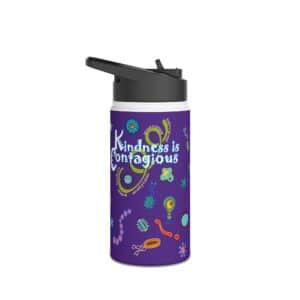 “Kindness is Contagious” Water Bottle - 12oz