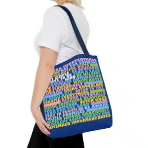 52 Simple Ways to Be Kind Tote Bag - 16" x 16"