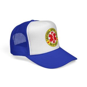 Emotional Support Human Trucker Caps - Royal Blue