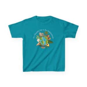 It's a Beautiful Day in the Neighborhood Kid's T - Tropical Blue