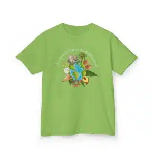 It's a Beautiful Day in the Neighborhood Kid's T - Lime