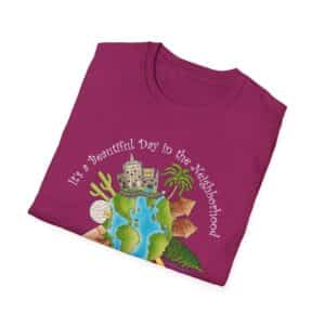 It’s a Beautiful Day in the (global) Neighborhood T-Shirt - Antique Heliconia