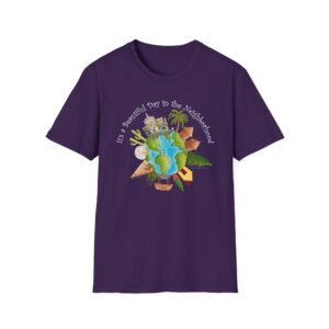 It’s a Beautiful Day in the (global) Neighborhood T-Shirt - Purple