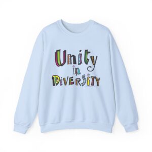 Unity in Diversity Crewneck Sweatshirt - Light Blue