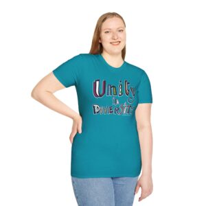 Unity in Diversity T-Shirt - Tropical Blue