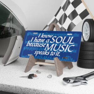 A Music Lover’s Vanity Plate