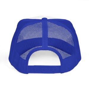 Emotional Support Human Trucker Caps - Red & Blue - back