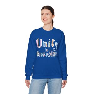Unity in Diversity Crewneck Sweatshirt - Royal
