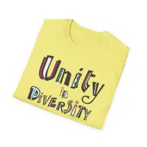 Unity in Diversity T-Shirt - Cornsilk
