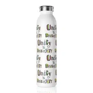 Unity in Diversity Insulated Slim Water Bottle