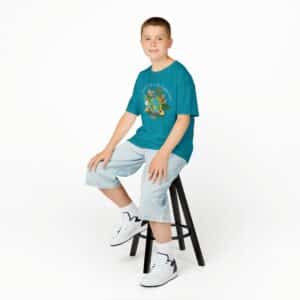 It's a Beautiful Day in the Neighborhood Kid's T - Tropical Blue