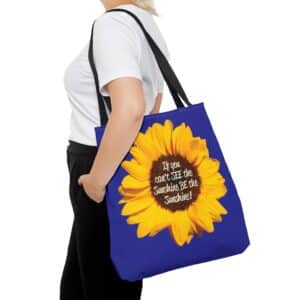 Be the Sunshine Sunflower Tote Bag - 18" x 18"