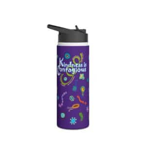 “Kindness is Contagious” Water Bottle - 18oz