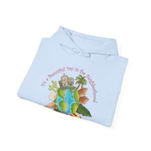 It’s a Beautiful Day in the Neighborhood Hooded Sweatshirt - Light Blue