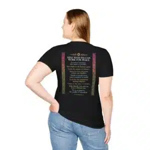 Nine Ways to Work for Peace T-Shirt - Black