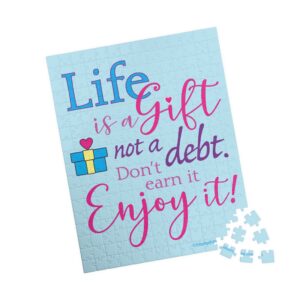 Life Is a Gift - Birthday Gift Puzzle